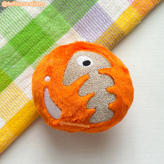 Salmon Egg Plush Keychain