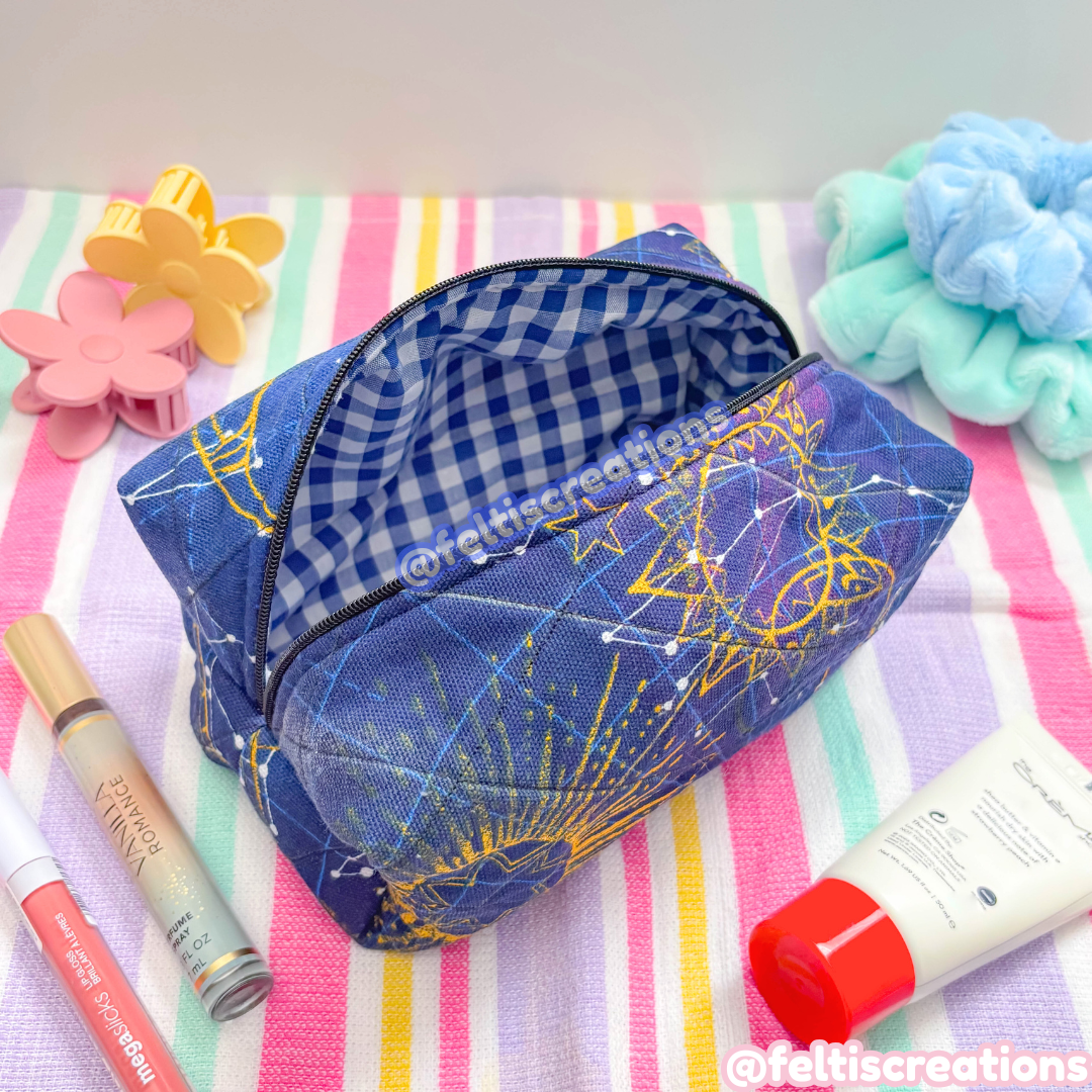 Scrap Box Make-Up Pouch