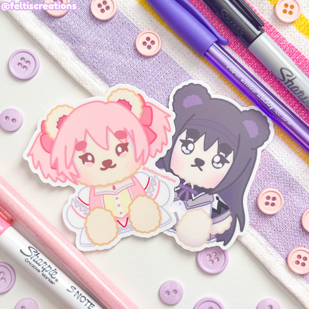 Soul Gem Magical Teddy Vinyl Stickers