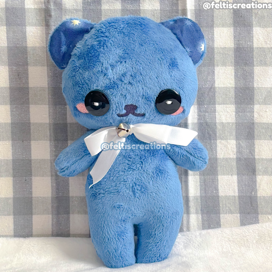 Button Pals Plushies -Blue Starry