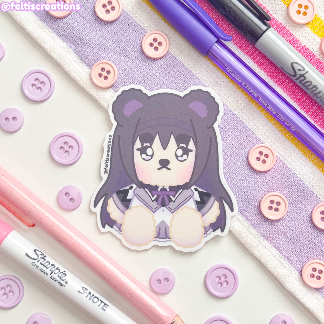 Soul Gem Magical Teddy Vinyl Stickers