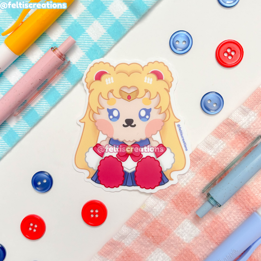 Moonlight Magical Sailor Teddy Vinyl Stickers