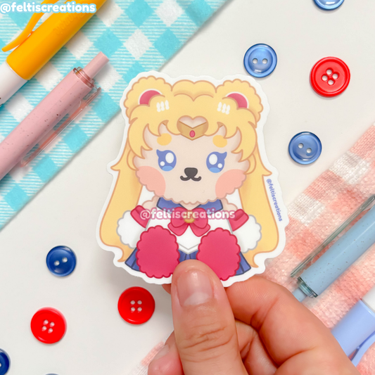 Moonlight Magical Sailor Teddy Vinyl Stickers