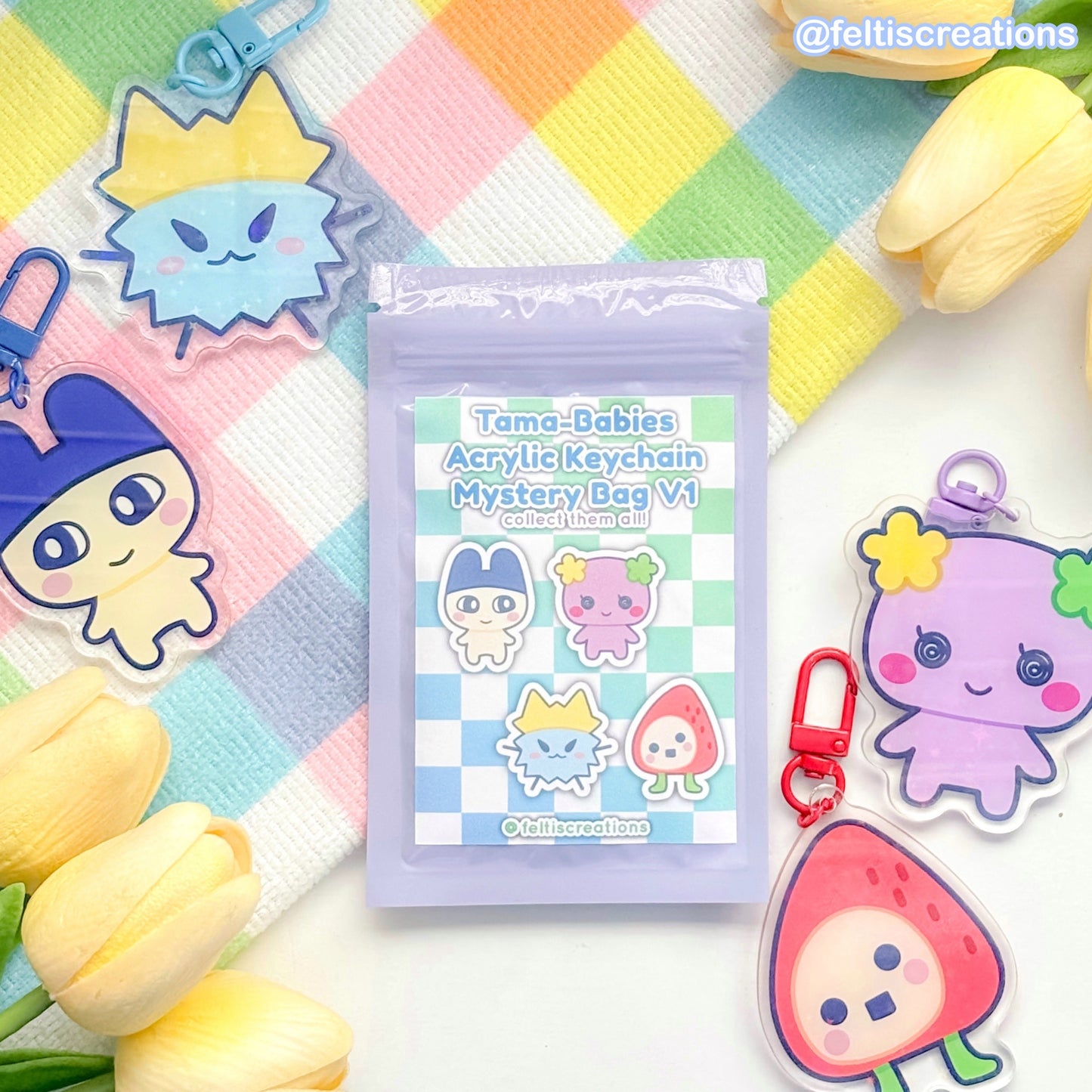 Tama-Babies Mystery Acrylic Keychain