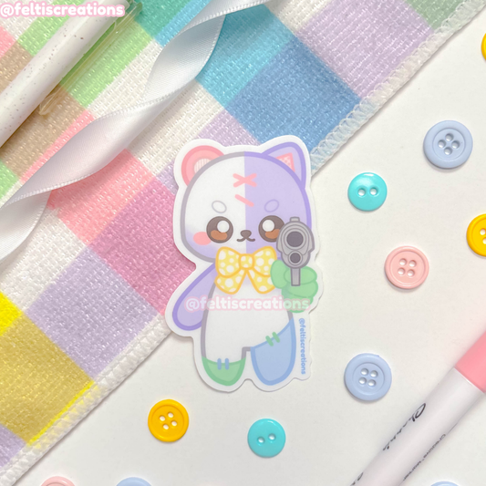 Threatening Patches Stickers
