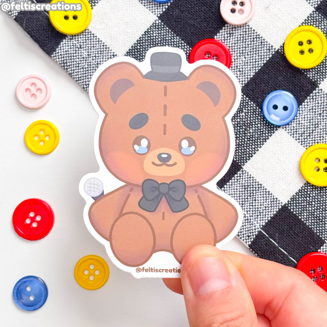 Animatronic Plushies Vinyl Stickers