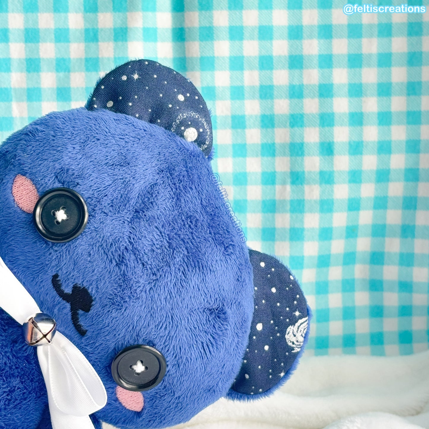 Button Pals Plushies - Midnight Silver Galaxy