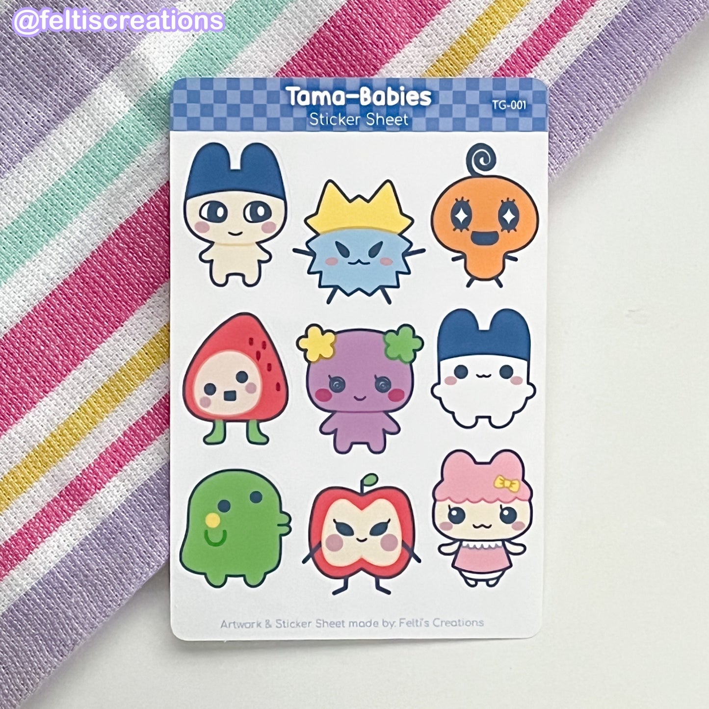 Tama- Babies Sticker Sheet