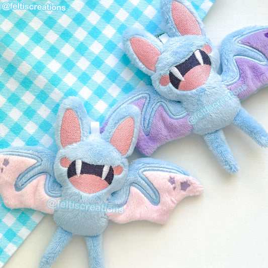 Blind Bat Plush Keychain