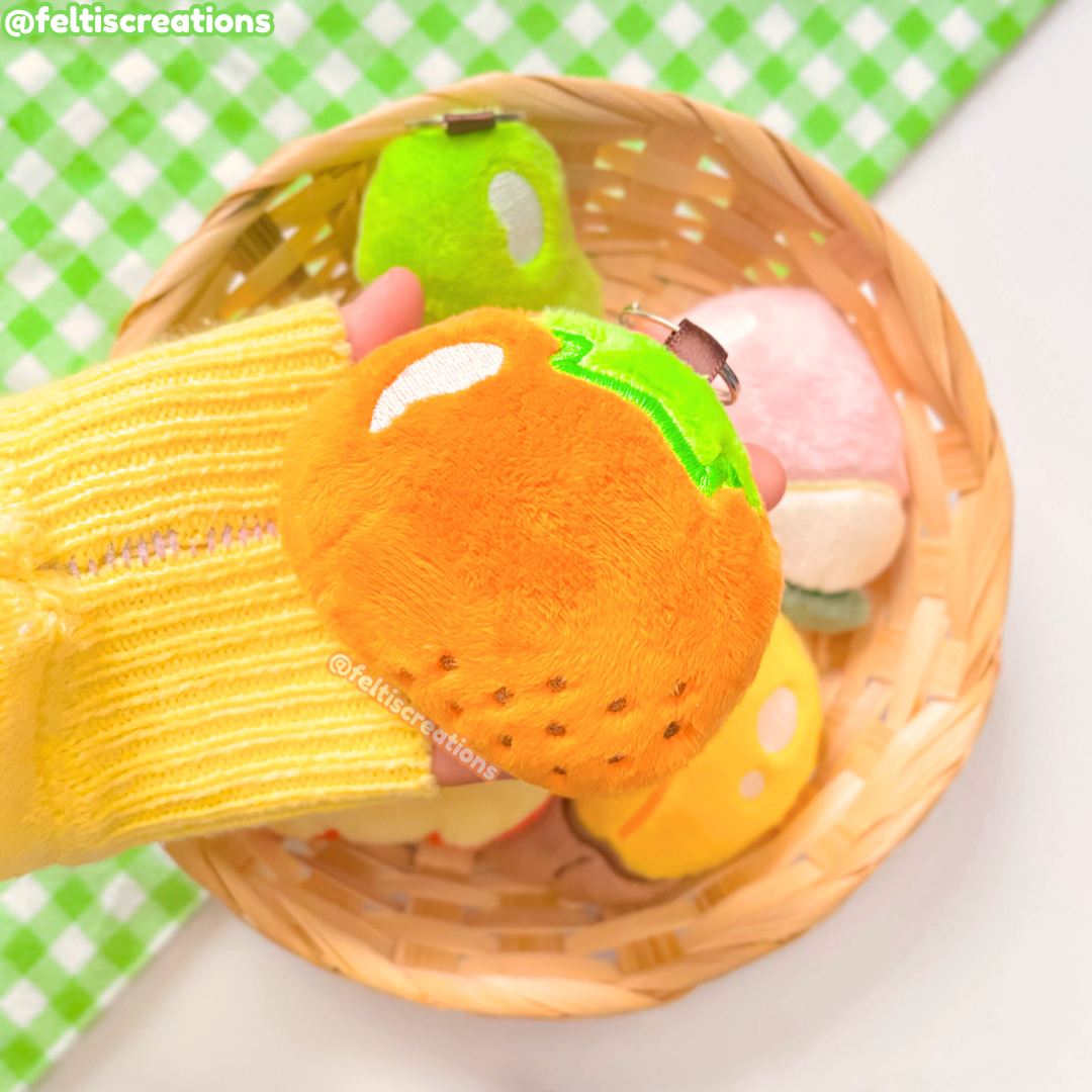 Fruity Crossing Plush Keychains