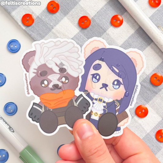 Urban Rift Oposites Vinyl Stickers