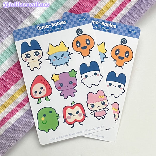 Tama- Babies Sticker Sheet