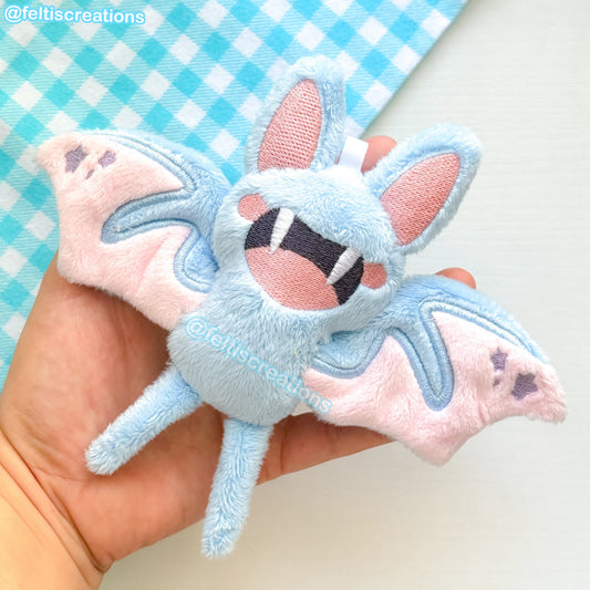 Blind Bat Plush Keychain