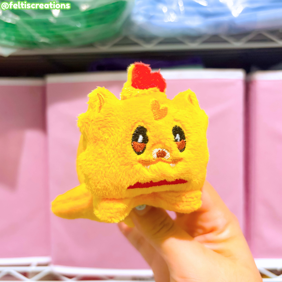 Patreon Vault - Fire Pom Mini Plush - April 2026