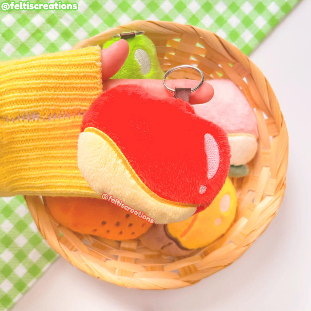 Fruity Crossing Plush Keychains