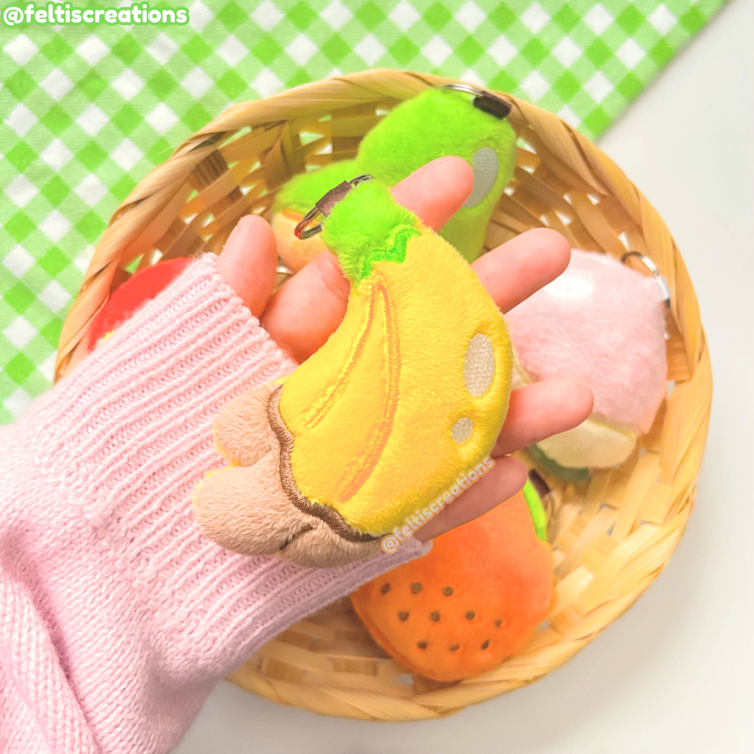Fruity Crossing Plush Keychains