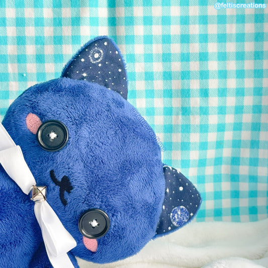 Button Pals Plushies - Midnight Silver Galaxy