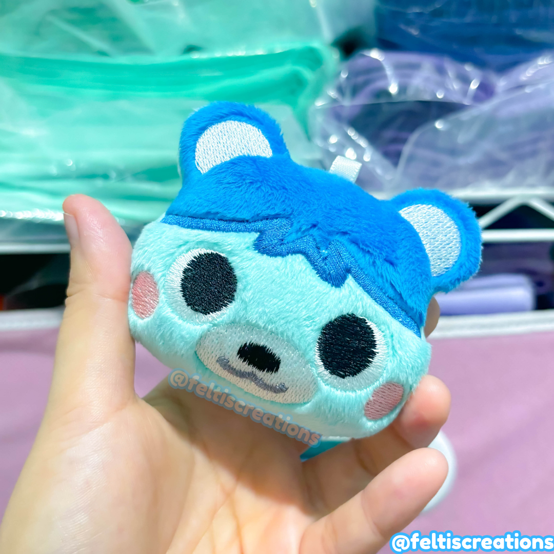 Patreon Vault - Bluebear Plush Keychain - June 2025