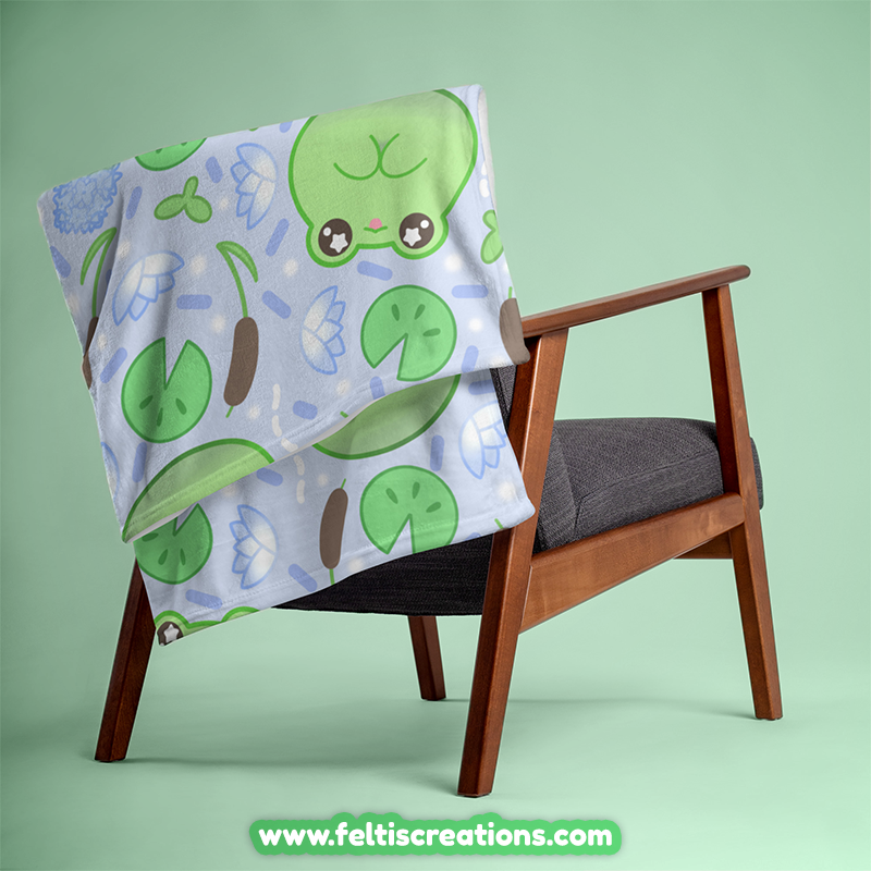 Froggy Throw Blanket
