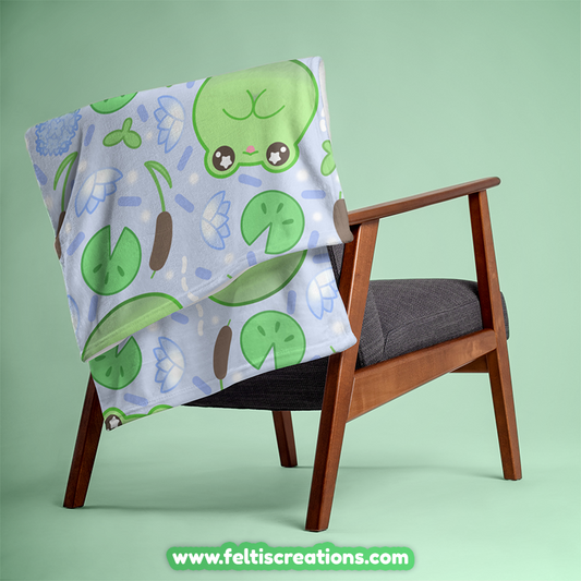 Froggy Throw Blanket
