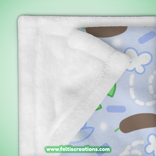 Froggy Throw Blanket