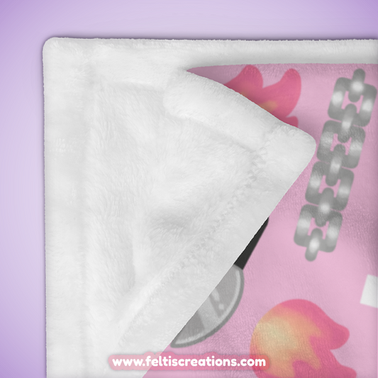 Knife Frog Throw Blanket