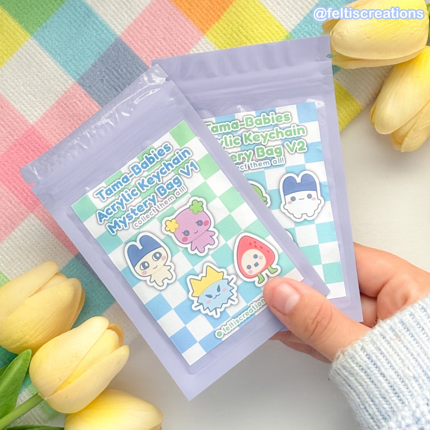 Tama-Babies Mystery Acrylic Keychain