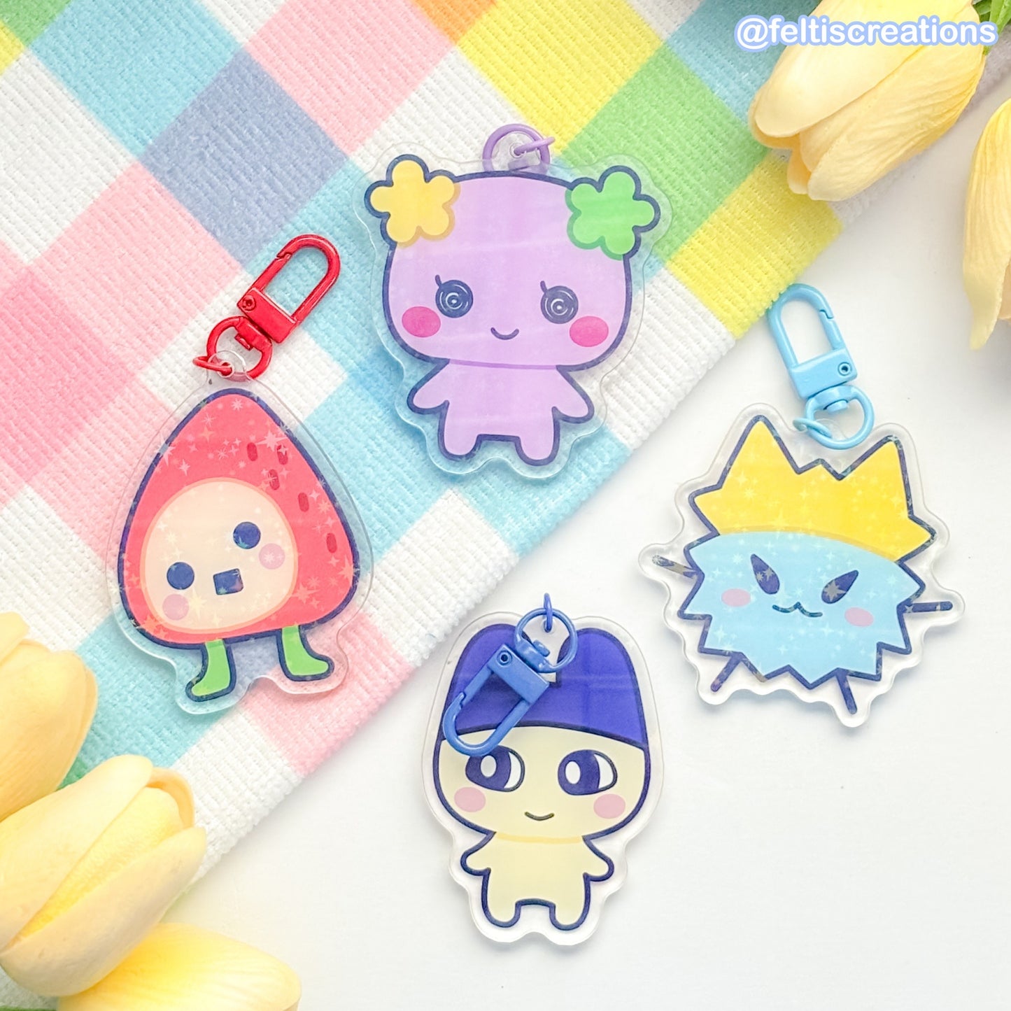 Tama-Babies Mystery Acrylic Keychain