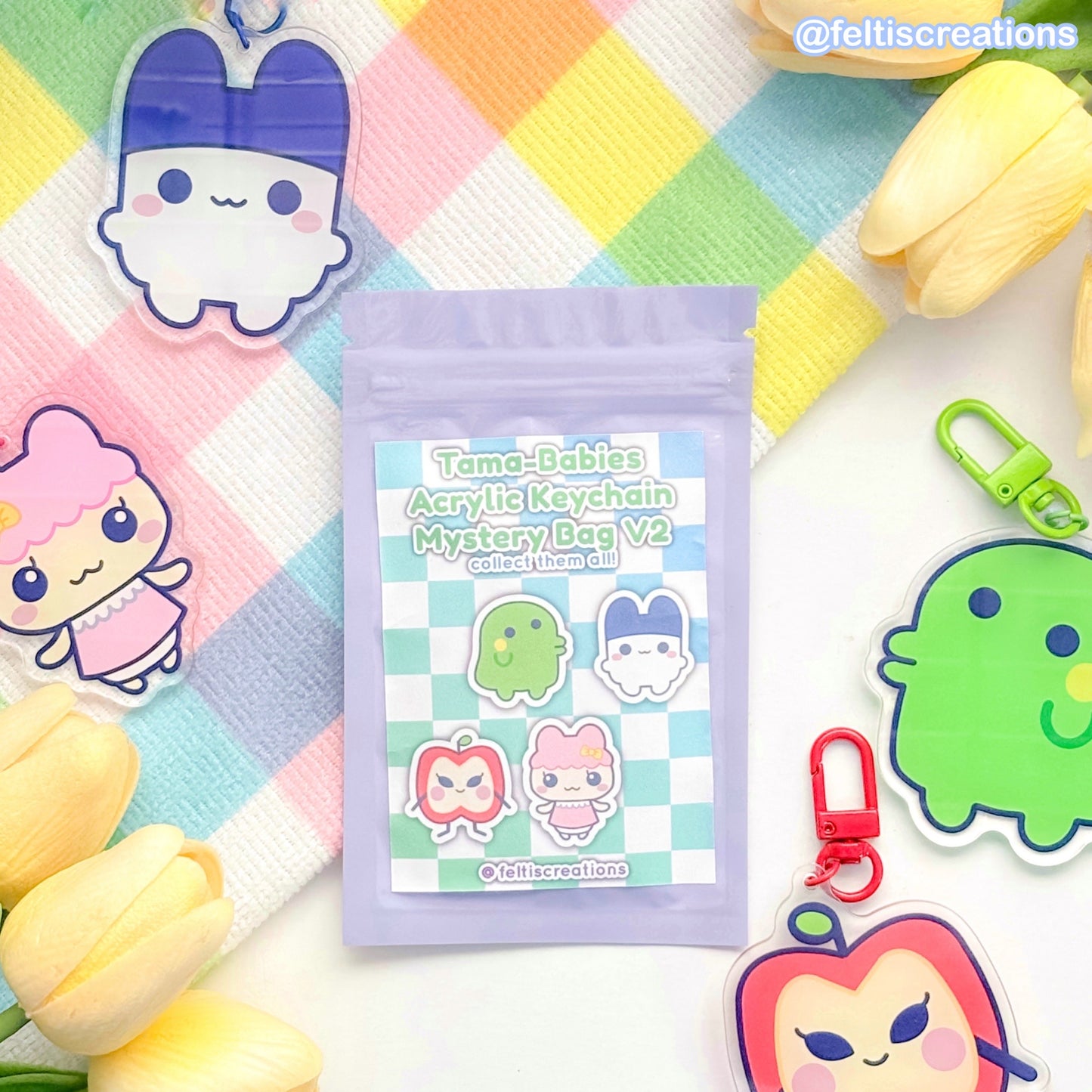 Tama-Babies Mystery Acrylic Keychain