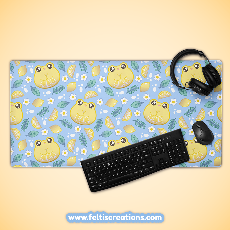 Lemon Frog Gaming Mouse Pad
