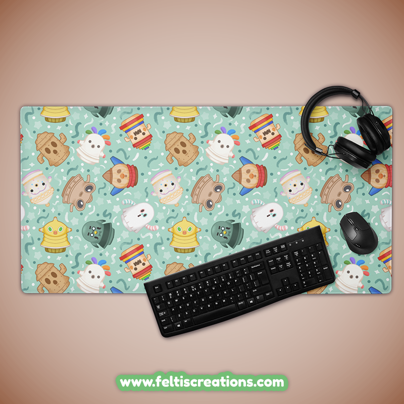 Gyroid Cafe Gaming Mouse Pad