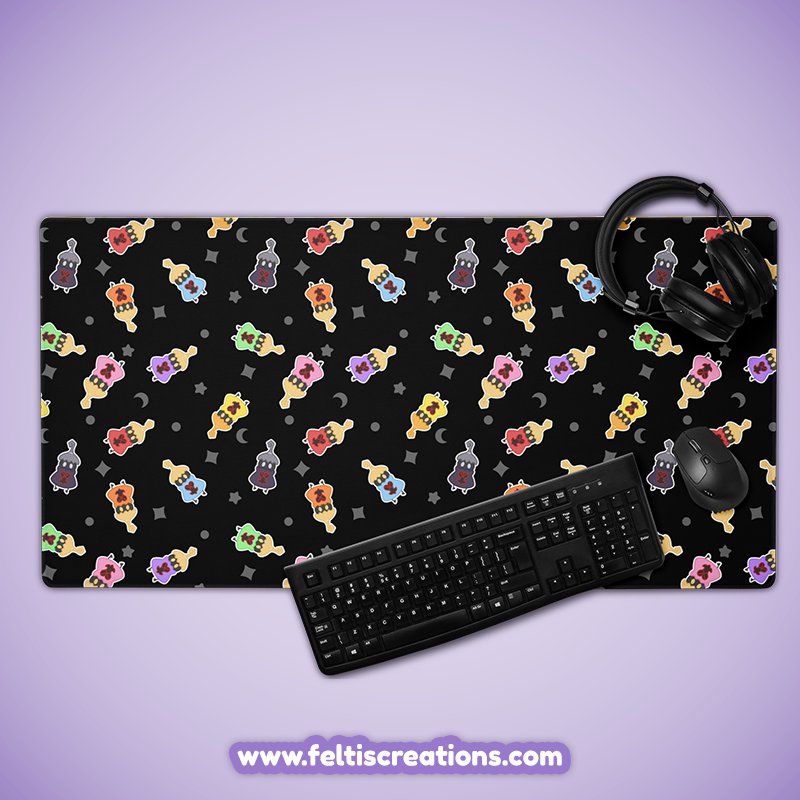 Colorful Heartless Gaming Mouse Pad