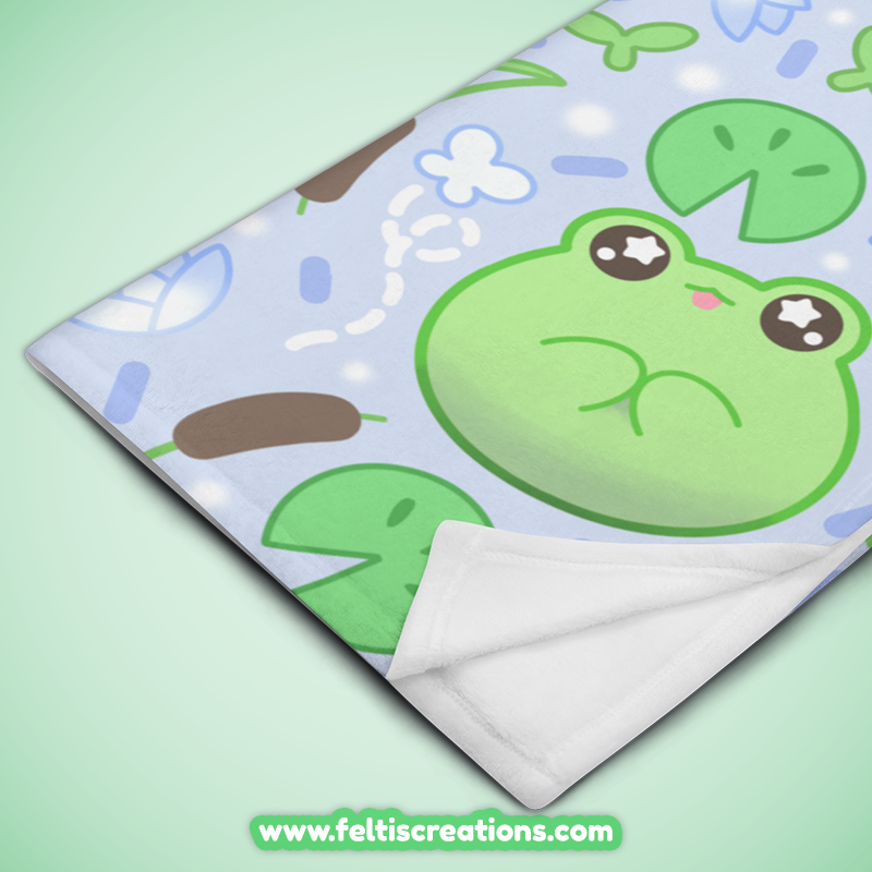 Froggy Throw Blanket