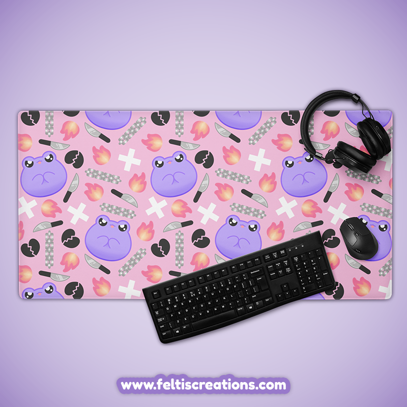 Knife Frog Gaming Mouse Pad