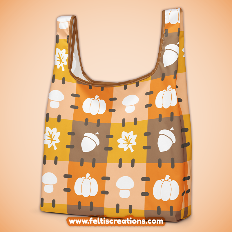 Autumn Patch Shopping Bag