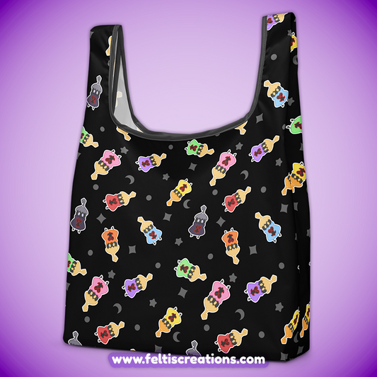 Colorful Heartless Shopping Bag