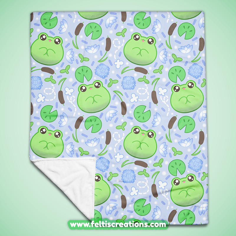 Froggy Throw Blanket