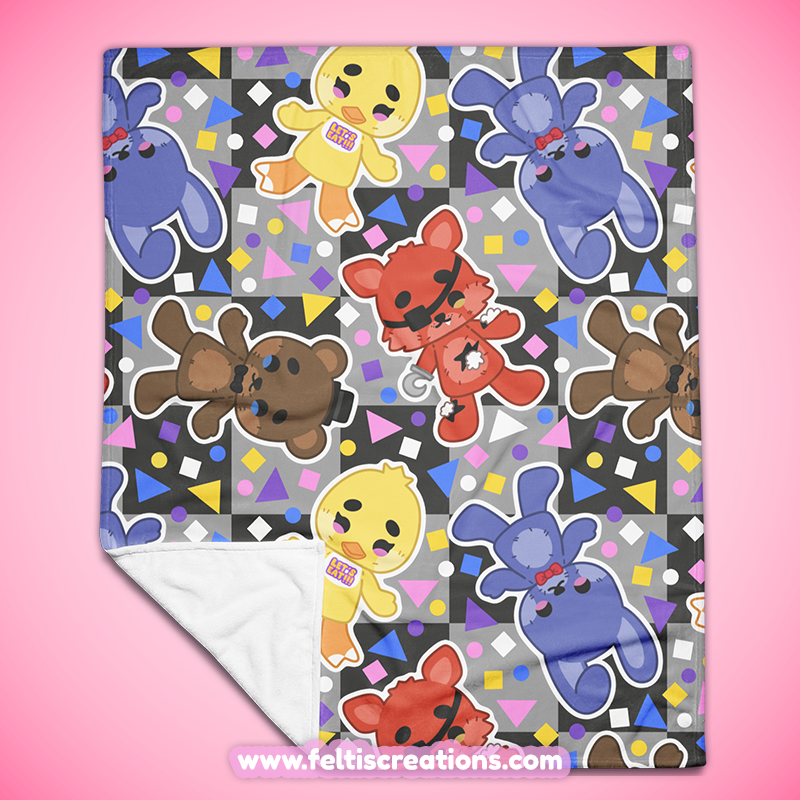 Animatronic Party Throw Blanket