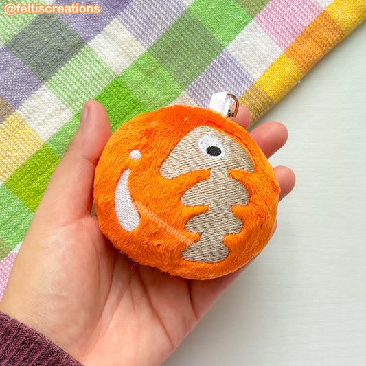 Salmon Egg Plush Keychain