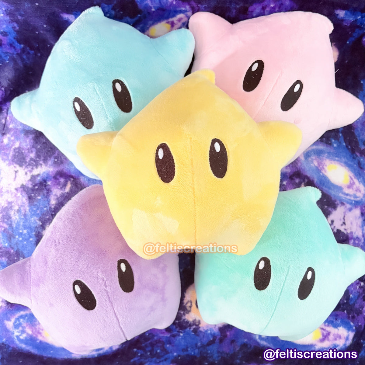 Colorful Stars Plushies