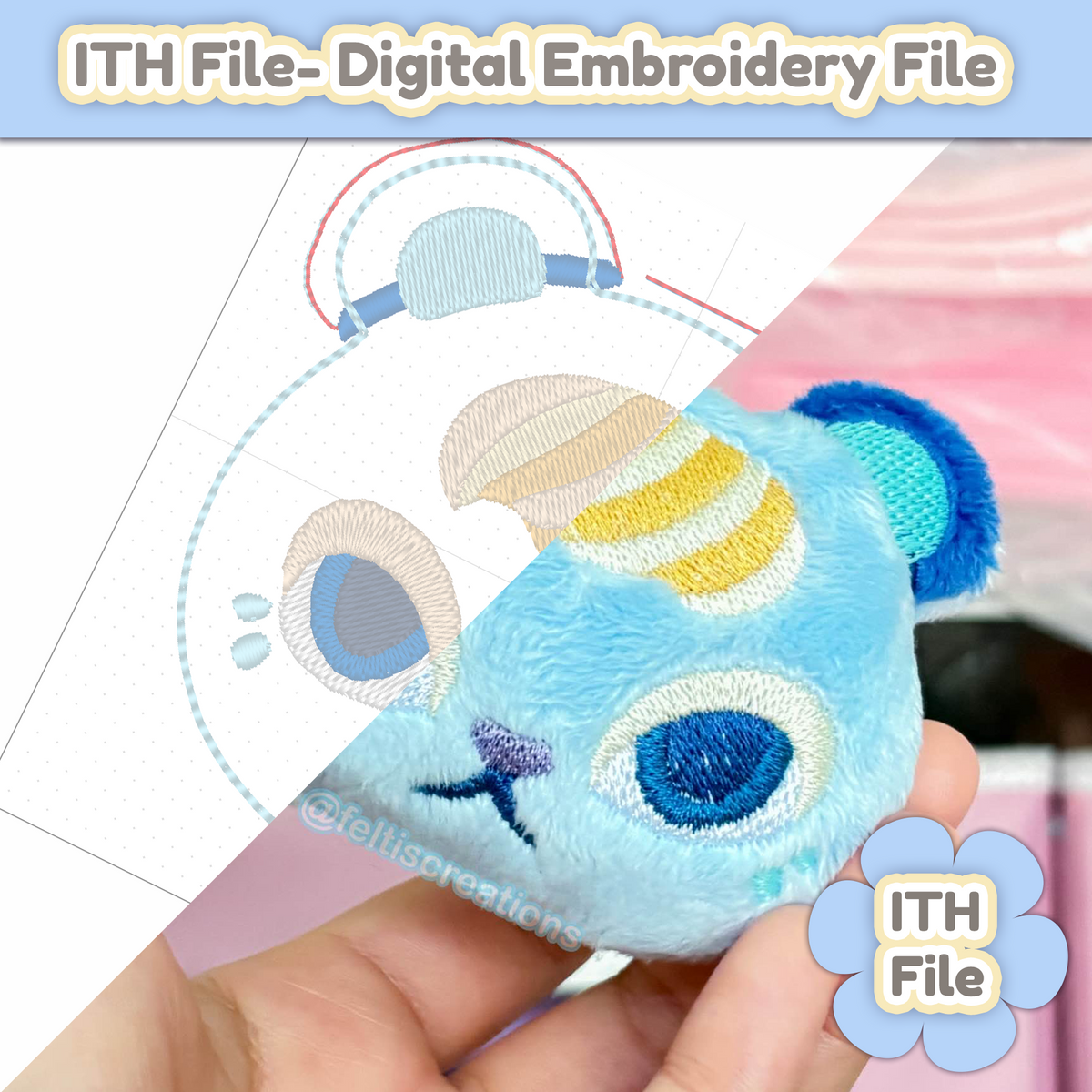 Ione ITH - EMBROIDERY FILE - 4x4