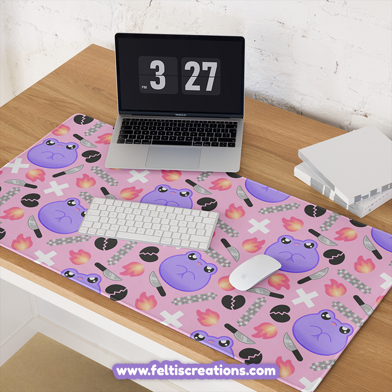 Knife Frog Gaming Mouse Pad