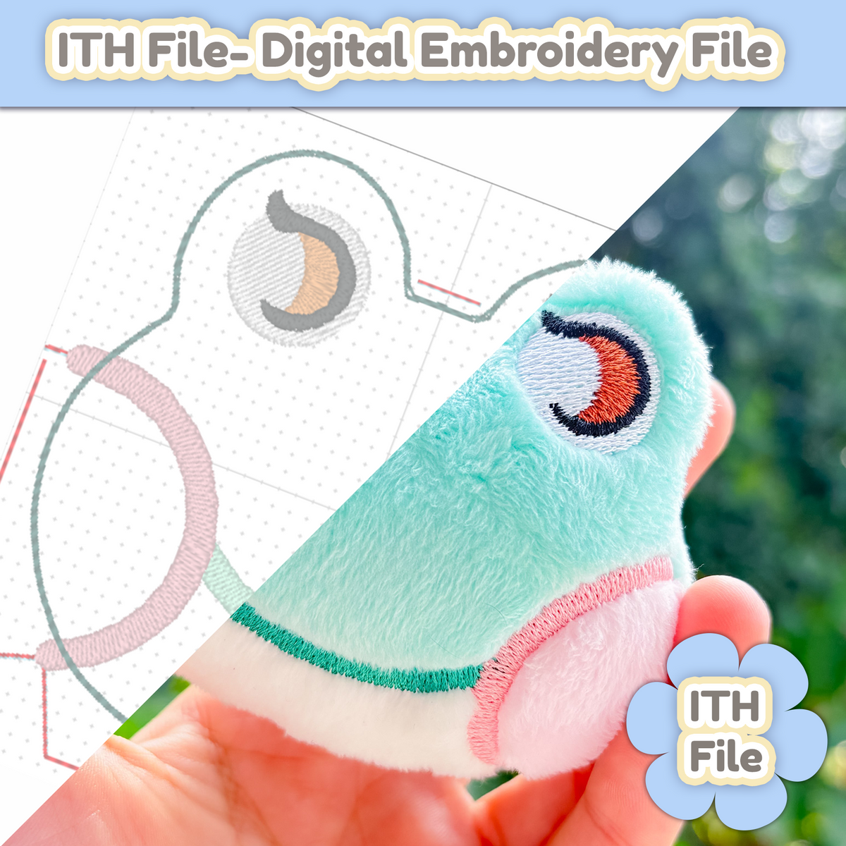 Lily ITH - EMBROIDERY FILE - 4x4