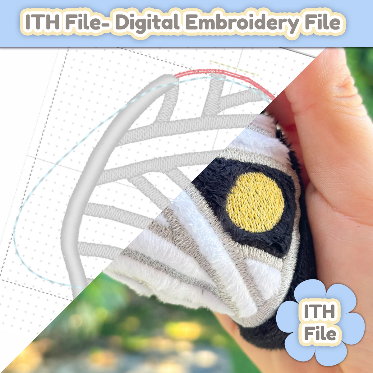 Lucky ITH - EMBROIDERY FILE - 4x4