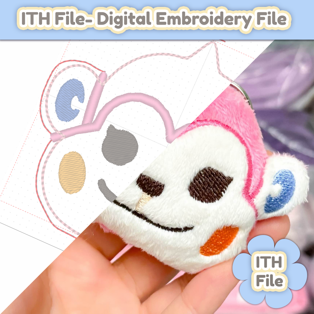 Nana ITH - EMBROIDERY FILE - 4x4