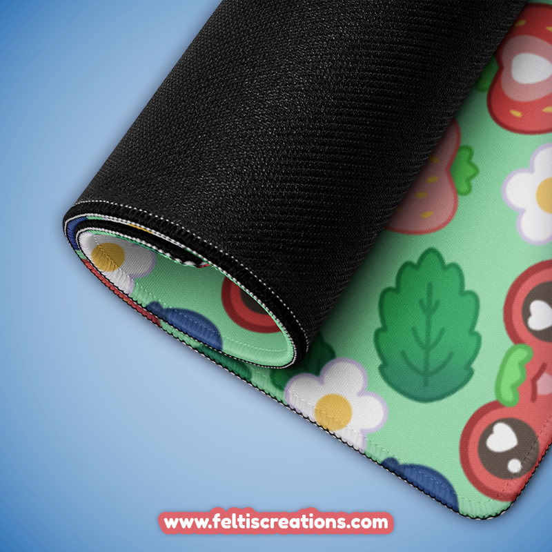 Strawberry Frog Gaming Mouse Pad