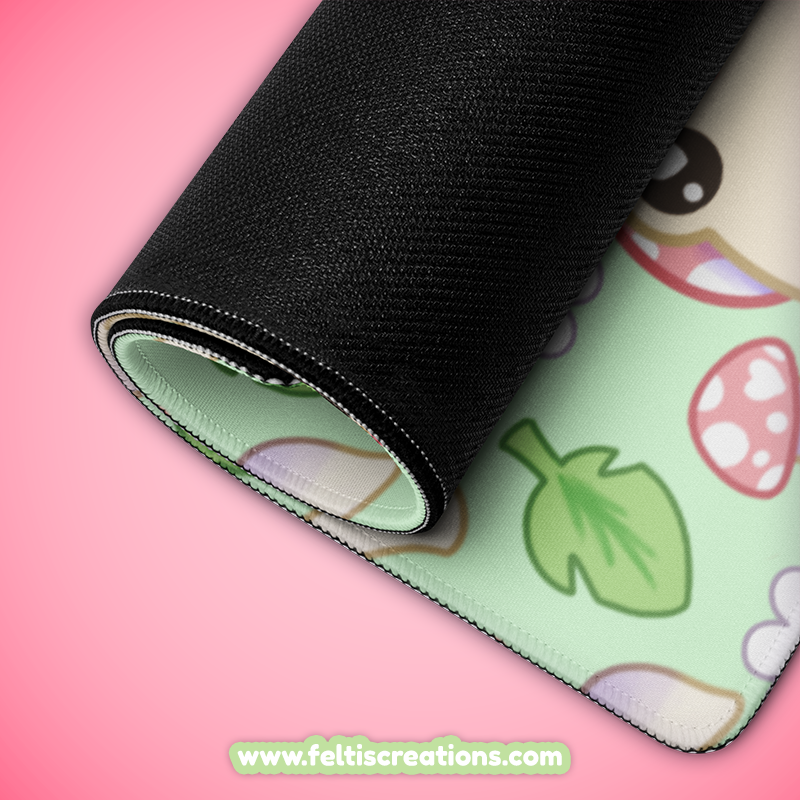 Spring Shroom Frog Gaming Mouse Pad