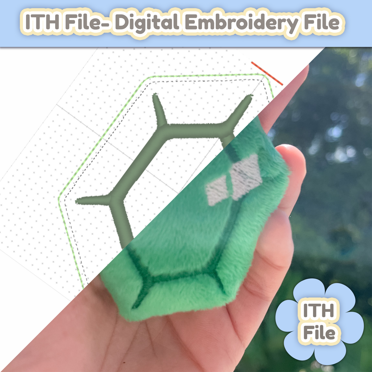 Rupees ITH - EMBROIDERY FILE - 4x4