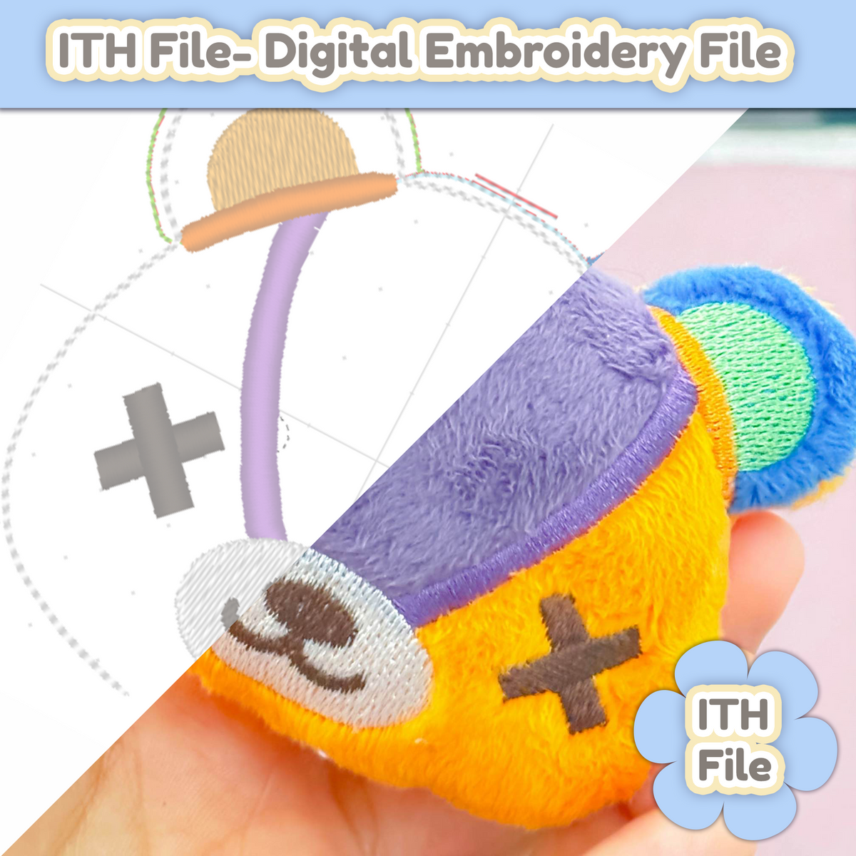 Stitches ITH - EMBROIDERY FILE - 4x4