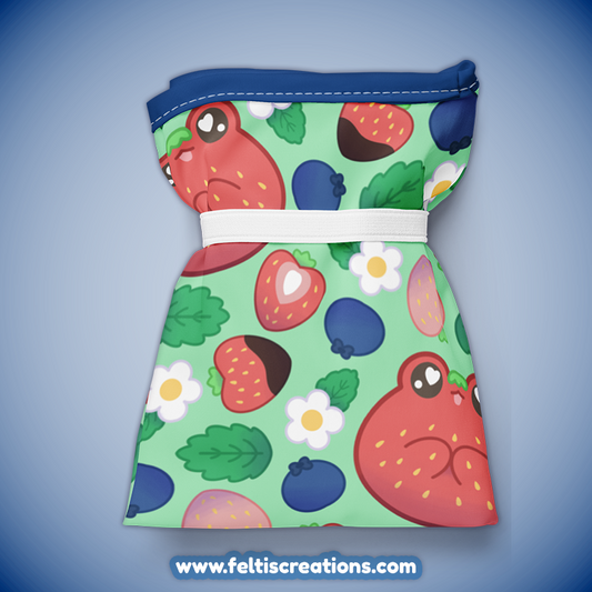 Strawberry Frog Shopping Bag